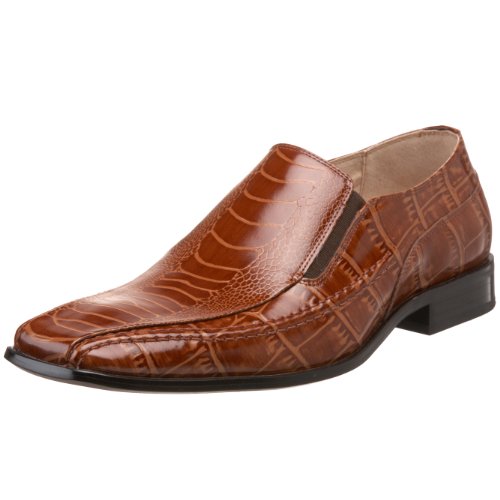 Stacy Adams Mens Teague Slip-On,Cognac,11.5 M US