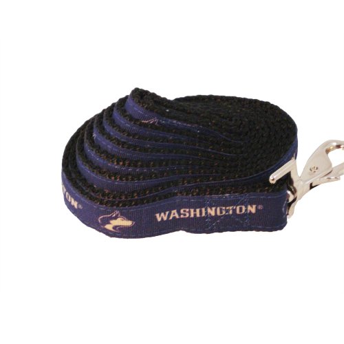 NCAA Washington Huskies Dog Leash (Team Color, Large)
