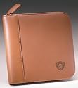 Oakland Raiders Tan Square Leather CD Case