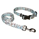 Hi-Craft Paparazzi Blue Retro Cube Dog Lead - Medium 1.9cms