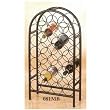 Old Dutch International 27-Bottle Matte Black Arched Wine Rack