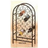 Old Dutch International 27-Bottle Matte Black Arched Wine Rack