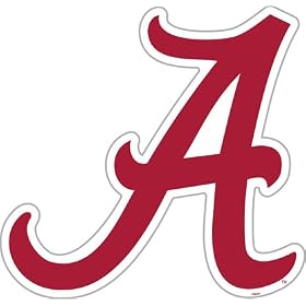 NCAA Alabama Crimson Tide 12 inch Vinyl Magnet