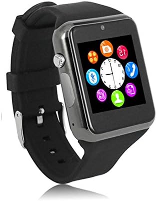 CNPGD® All-in-1 Smartwatch+GSM Watch Cell Phone, with FM, MP3/4, Voice recorder (All Black)