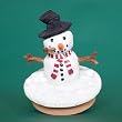 Classic Snowman Candle Topper by Annalee Classic Snowman Candle Topper by Annalee