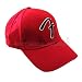 Fender "Big F" Spaghetti Logo Stretch Red Hat - S/M Small Medium
