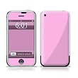 Solid State Pink Design Protective Skin Decal Sticker for Apple iPhone (2G)1st Generation