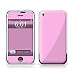Solid State Pink Design Protective Skin Decal Sticker for Apple iPhone (2G)1st Generation