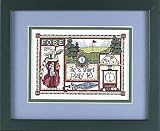 Golfer's Motto Counted Cross Stitch Kit
