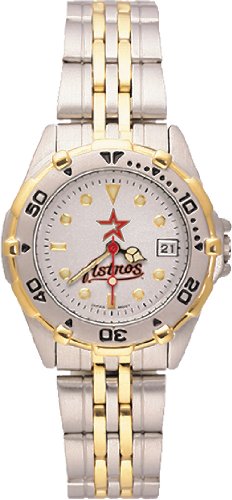 MLB Houston Astros Women's All Star Watch Stainless Steel Bracelet