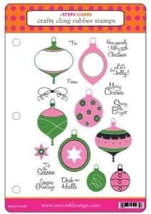 3 Pack RBBR STAMP SET JOLLY ORNAMENTS Papercraft, Scrapbooking (Source Book)