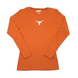 Antigua University of Texas Women's Signature Rib Long Sleeve Tee