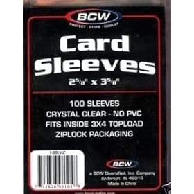  100 - BCW Card Sleeves - Soft Penny Sleeve for Pokemon, YuGiOh! & Magic Gaming Cards