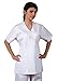 Adar Universal Mock Wrap w/ Embroidered Front