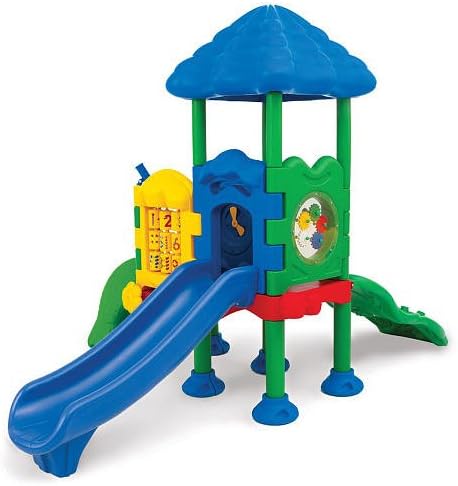 Discovery Center with Roof Play System with Ground Spike Mounting Kit 2 Deck