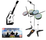 The Ultimate Wii Rock Band - Wireless Guitar and Drum Combo Set - True Experience from PEGA.