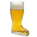 0.5 Liter Machine Pressed Glass Beer Boot - 17.5 oz.