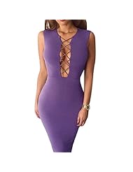 Sexy Cotton Wrap Sleeveless Bandage Dress/Bodycon Dress/Club Dress/Party Dress 