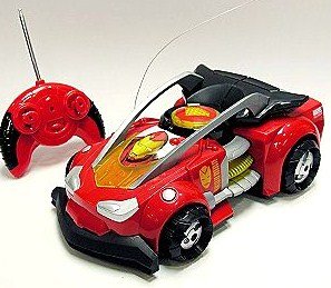 Disney Whip-it Racer Iron Man 2 RC Vehicle