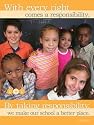 Rights & Responsibilities Poster Series for Elementary School Students - Laminated
