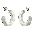 Earrings Designs in Sterling Silver for Women 0.75 inches (ers253)