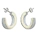 Earrings Designs in Sterling Silver for Women 0.75 inches (ers253)