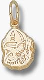 Georgia Bulldogs 3/8 Bulldog Head Charm - 10KT Gold Jewelry