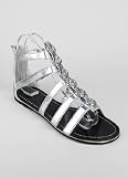 Metallic Gladiator Chain Link Sandal