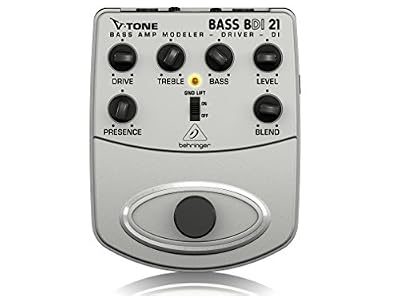 Behringer V-Tone Bass Driver / DI BDI21 Modéliseur d'ampli pour basse acoustique / préampli pour l'enregistrement direct / boîte d'injection (Import Royaume Uni)