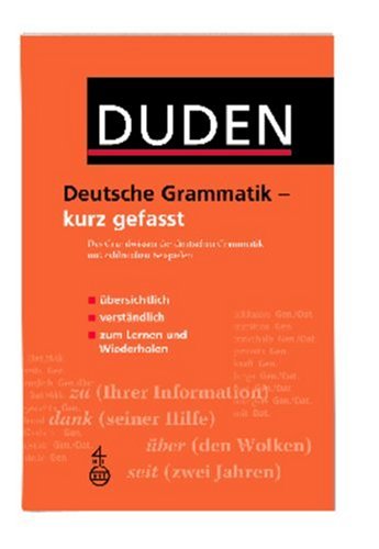 Duden. Deutsche Grammatik - kurz gefasst