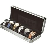 Orbita Lugano Anodized Aluminum 6 Watch Collectors Case