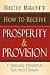 Book How to Receive Prosperity & Provision: 17 Biblical Principles You Must Know
