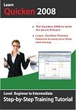 Learn Quicken 2008 - Step-By-Step Training