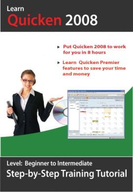 Software: Learn Quicken 2008   Step By Step Training