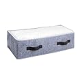Wenko 3440209100 Aufbewahrungskommode Filz - Unterbettkommode, 69 x 22 x 33.5 cm, 50 Liter, grau-gr�n