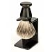 Edwin Jagger Best Badger English Shaving Brush with Drip Stand - Ebony Color