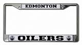 Edmonton Oilers Chrome License Plate Frame