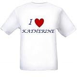 I LOVE KATHERINE - Name-series - White T-shirt