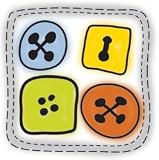 Imaginisce Spooky Town Snag'em Stamps-Buttons SPT-SNAG-1771, 12 Item(s)/Order
