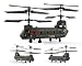 Radio Remote Controlled Gyro SYMA S026G Chinook Helicopter 3.5 channel (not old version !)