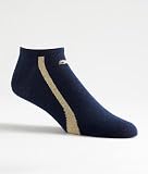 Puma Men's Metallic Accent No Show Sport Socks Hosiery
