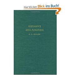 Riemann's Zeta Function (Pure and Applied Mathematics; a Series of Monographs and Textbooks, 58)