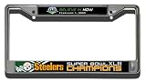 Pittsburgh STEELERS Super Bowl XLIII Chrome License Plate Frame