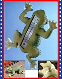 New Frog Window Thermometer with Suction Cups NIP