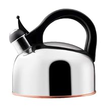 Paula Deen 51472 Stainless-Steel 2-Quart Teakettle with Copper Bottom