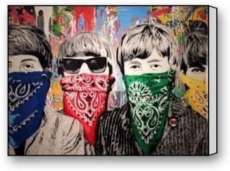 ArtShop Gallery Wrapped The Beatles Decor Custom Modern Art Painting Wall Decor Canvas Print