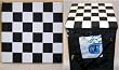 Checkered Seat Cushion/Tote - NASCAR