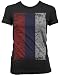 Big Russian Flag Juniors T-shirt, Russia Pride Oversized Vintage Faded Flag Design Junior's Tee Shirt