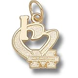 University of Michigan I Heart M Michigan 1/2 Pendant (14kt)