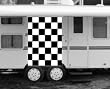 NASCAR Checkered RV Awning Banner
